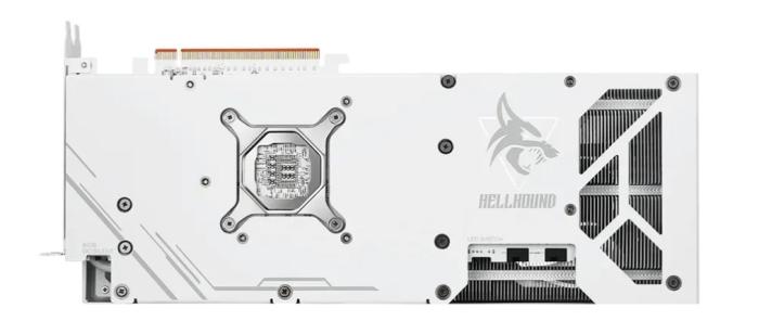 Radeon RX 7800XT PowerColor 16GB GDDR6 Hellhound OC White [RX7800XT 16G-L/OC/WHITE] (1xHDMI 2.1, 3xDP 2.1) (256-bit, PCI-E 4.0)