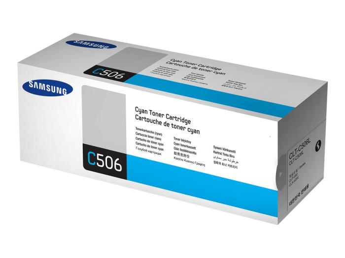 CLT-C506L [SU038A] - cyan, oryginalny toner drukujący Samsung, 3500 stron (Samsung CLX-6260FR, 6260ND, 6260FD, 6260FW, CLP-680ND)
