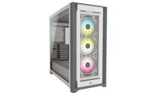 Corsair iCUE 5000X RGB Tempered Glass Mid-Tower ATX PC Smart Case White (szkło hartowane) (4x2.5, 2x3.5) (2xUSB 3.2 Gen1, 1xUSB-C 3.2 Gen1) [CC-9011213-WW]