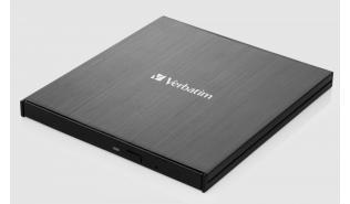 Verbatim External DVD+/-RW SlimLine BOX USB-C 3.2 Gen1 (czarny) [43886]