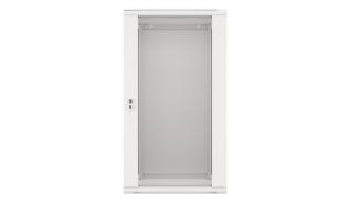 Lanberg szafa rack wisząca 19 22U 600x450 drzwi szklane (szary) [WF01-6422-10S]