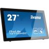 27’’ Iiyama T2735MSC-B3 (IPS dotykowy, 1920x1080, 300, 1300:1, 170/170, 25ms, 60Hz) (VGA, HDMI, DP) (VESA) głośniki, kamera, czarny