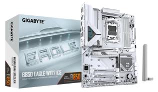 Gigabyte B850 EAGLE WIFI7 ICE (AMD B850) [AM5, 4xDDR5 do 8200MHz, (HDMI 2.1, DP 1.4) (3xM.2, 1xPCIe 5.0 x16, 1xPCIe 4.0 x16 (x4), 2xPCIe 3.0 x16 (x1), WiFi 7, BT 5.4, ATX]