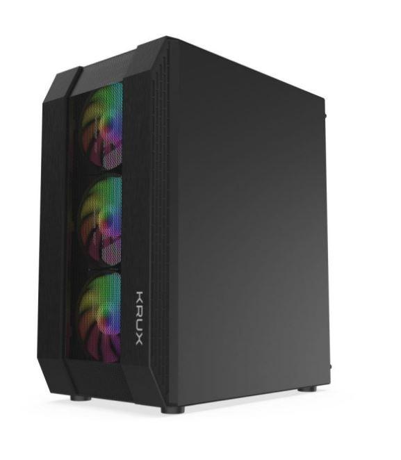Krux Pallas (szkło hartowane) (2xUSB 2.0, 1xUSB 3.2 Gen1) (3x2.5, 3x3.5/2.5) [KRX0032]