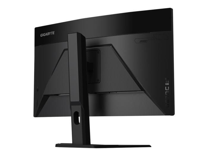 27’’ Gigabyte GS27QC EU (VA zakrzywiony 1500R, 2560x1440, 250, 1ms, 165Hz) (2xHDMI, DP 1.2a, 2xUSB-3.0, Audio) vesa, głośniki (2x2W), czarny