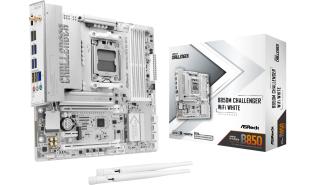 Asrock B850M CHALLENGER WIFI WHITE (AMD B850) [AM5, 4xDDR5 do 8000MHz, (HDMI 2.1) (2xM.2, 1xPCIe 5.0 x16, 1xPCIe 4.0 x1), WiFi 7, BT 5.4, micro ATX]