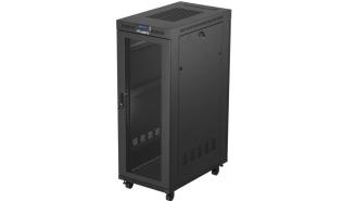 Lanberg szafa rack stojąca 19 32U 600x1000 drzwi perforowane LCD (czarny) [FF01-6032-23BL]