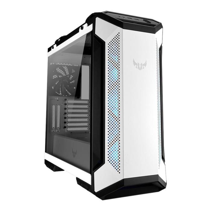 Asus TUF GAMING GT501 White (szkło hartowane) (2x USB 3.1) (7x2.5, 4x3.5)