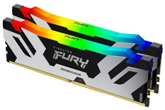 DDR5 48GB (2x24GB) 7200 MHz Kingston Fury Renegade RGB CL38 1.45V [KF572C38RSAK2-48]