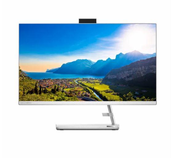 Komputer All-in-One LENOVO IdeaCentre 3-27ALC [F0FY00N2PB] 8-Core Ryzen 7 7730U/27 1920x1080 matowa/16GB DDR4/512GB SSD/Radeon/Win11Home (biały)