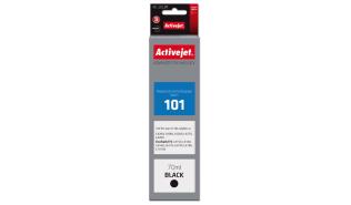 AE-101BK (101 EcoTank) czarny, atrament ActiveJet 70ml, (Epson EcoTank L6160, L6170, L6190, L4150, L4160)