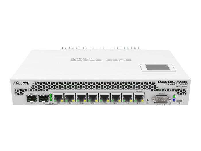 Mikrotik Router 8x RJ45 1000Mb/s 2x SFP 1x USB [CCR1009-7G-1C-1S+PC]