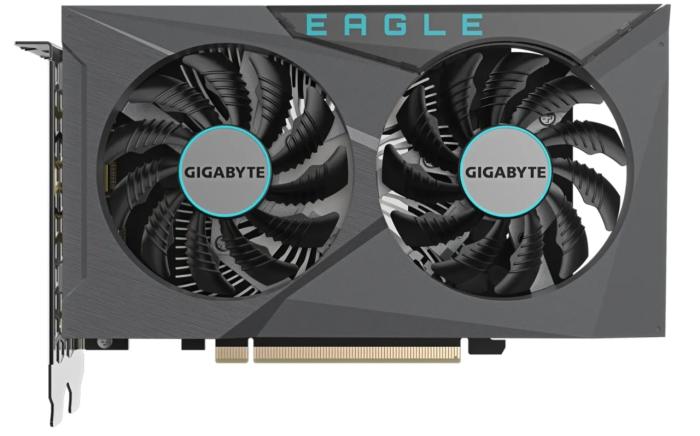 GeForce PCI-E RTX3050 Gigabyte 6GB GDDR6 Eagle OC BOX [GV-N3050EAGLE OC-6GD] (2xHDMI 2.1, 2xDP 1.4a) (96-bit, PCI-E 4.0)