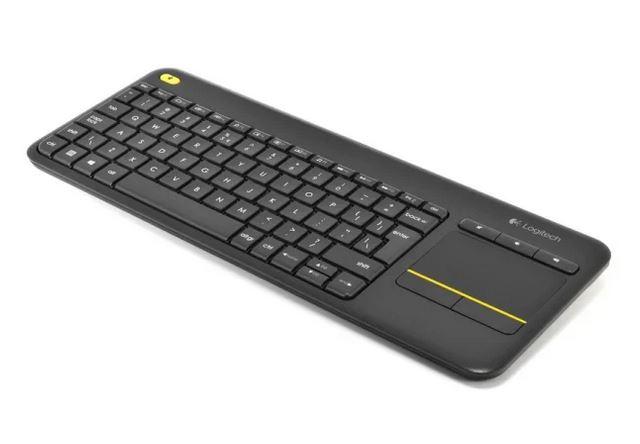 Logitech Wireless K400 Plus Touch (membranowa, niskoprofilowa z touchpadem)) (czarny) [920-007143]