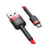 Baseus kabel szybkiego ładowania i transmisji (Quick Charge 3.0 2.4A) USB micro (M) / USB (M) (1.0 m) (czerwony) [CAMKLF-B09]