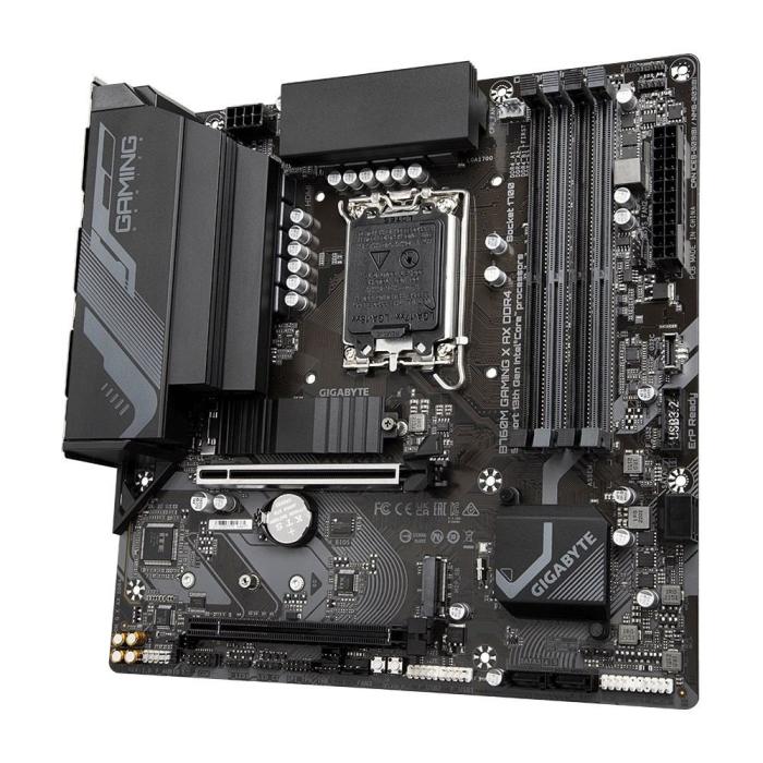 Gigabyte B760M GAMING X AX DDR4 (Intel B760) [S1700, 4xDDR4 do 5333MHz, (HDMI 2.0, DP 1.2) (2xM.2, 1xPCIe 4.0 x16, 1xPCIe 3.0 x4), WiFi 6E, micro ATX]