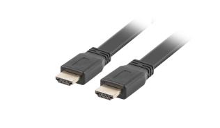 Lanberg Kabel HDMI M / HDMI M v2.0 4K Flat (5.0 m) [CA-HDMI-21CU-0050-BK]
