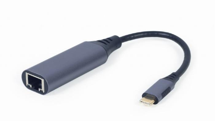 Gembird karta sieciowa GigabitEthernet 10/100/1000 na USB-C [A-USB3C-LAN-01]