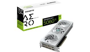 GeForce RTX5060Ti Gigabyte 16GB GDDR7 Aero OC [GV-N506TAERO OC-16GD] (1xHDMI 2.1b, 3xDP 2.1b) (128-bit, PCIe 5.0)