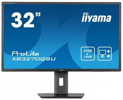 32’’ Iiyama ProLite XB3270QSU-B1 (IPS LED, 2560x1440, 250, 3ms, 100% sRGB, 100Hz) (HDMI, DP 1.4, Audio, 3xUSB-A 3.2) głośniki (2x2W), czarny