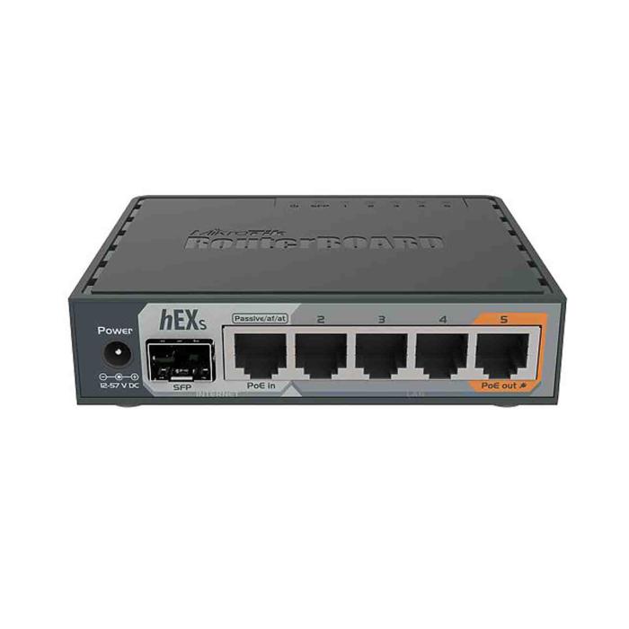 MikroTik hEX S Router 5x RJ45 1000Mb/s 1x SFP 1x USB [RB760IGS]
