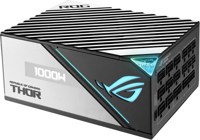 Asus ROG THOR (1000W) Platinum Aura Sync, OLED display (1x135mm) Modularny 80+Platinum II (CPU 2x4+4) (PCI-E 8x6+2, 1x12+4) (6xMolex, 12xSATA) [ROG-THOR-1000P2-GAMING]