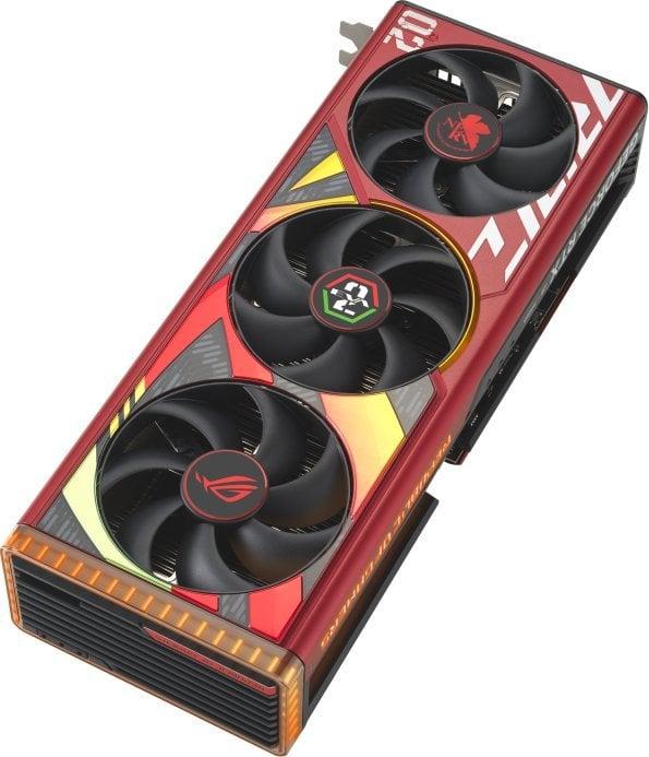 GeForce PCI-E RTX4090 Asus 24GB GDDR6X ROG Strix OC Evangelion [ROG-STRIX-RTX4090-O24G-EVA-02-EDITION] (2xHDMI 2.1, 3xDP 1.4a) (384-bit, PCI-E 4.0)