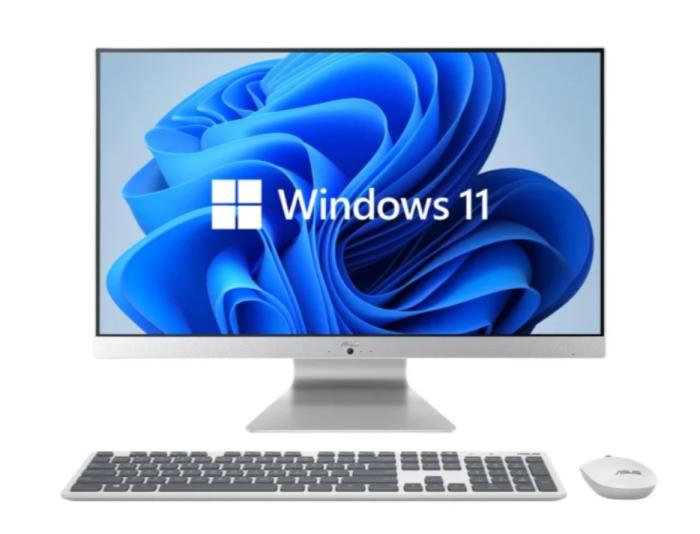Komputer All-in-One Asus [M3700WYAK-WA075W] 6-Core Ryzen 5 5625U/27 1920x1080 matowa IPS/16GB DDR4/512GB SSD/Radeon/Win11Home (srebrny)