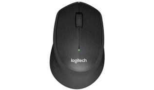 Logitech M330 Wireless Silent Plus Black (optyczno-radiowa, 1, 3) (bardzo cicha) [910-004909]