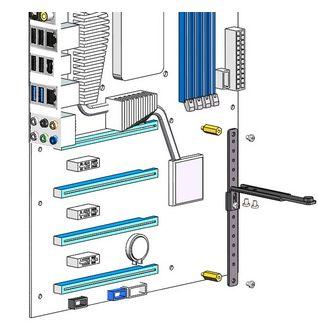 Uchwyt, bracket podpora karty graficznej PCI-E regulowany [ZN0434]