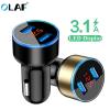 Olaf Ładowarka samochodowa 3.1 Fast Charger LED (12-24V) (5V 3.1A) 2xUSB [A0022]