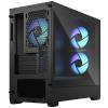 Fractal Design Pop Mini Air RGB Black TG Clear Tint (szkło hartowane) (2x USB 3.0) (2x2.5, 2x3.5) [FD-C-POR1M-06]