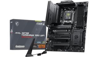 MSI MAG X870E TOMAHAWK MAX WIFI (AMD X870E) [AM5, 4xDDR5 do 8400MHz, (HDMI 2.1) (4xM.2, 1xPCIe 5.0 x16, 1xPCIe 4.0 x16 (x4), 1xPCIe 3.0 x16 (x1), WiFi 7, BT 5.4, ATX]