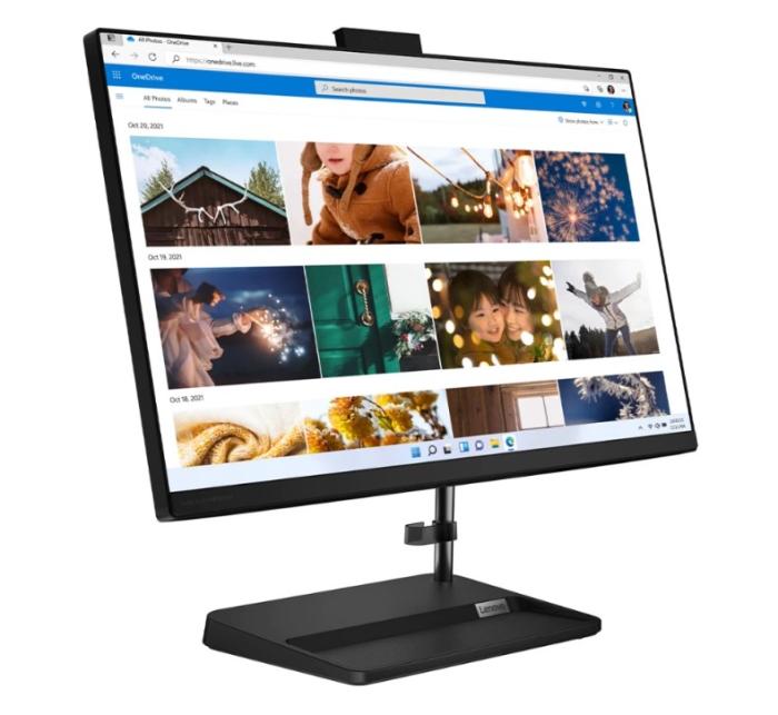Komputer All-in-One LENOVO IdeaCentre 3-27IAP [F0GJ00UDPB] 6-Core i3-1215U/27 1920x1080 matowa IPS/8GB DDR4/512GB SSD/UHD/brak systemu (czarny)