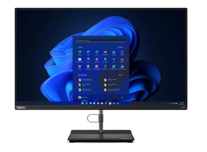 Komputer All-in-One LENOVO ThinkCentre Neo 30a [12JV000JPB] Core i5-13420H 27inch FHD AG 16GB 512GB M.2 UMA Slim DVD Writer 9.0mm 2X2AX + BT W11P