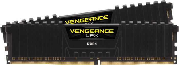 DDR4 32GB (2x16GB) 3600 MHz Corsair Vengeance LPX CL18 Black [CMK32GX4M2D3600C18]