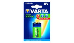 Akumulator Varta Power Accu 200mAh 6F22, 9V [56722101401]