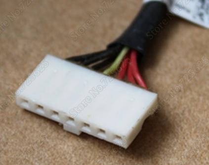 Gniazdo zasilania z kablem do wtyczki 7.4x5.0mm do notebooków Dell Inspiron 14R 15 3541 3542 3543 5421 3421 3437 / Vostro 2421 / 7Pin dł. 11,8cm [50.4XP06.031, 0JRHPG]