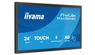 (24) 23.8 Iiyama ProLite TF2438MSC-B2  (IPS dotykowy, 1920x1080, 525, 5ms, 120Hz) (1 x HDM,1 x DP, 2 x USB 3.2 Gen1 5Gb) Głośniki, czarny