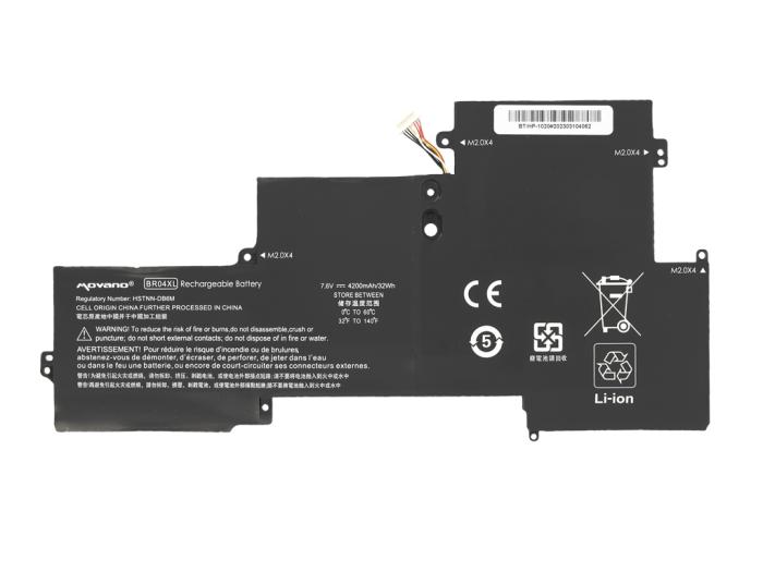 Movano bateria HP EliteBook Folio 1020 G1 7.4V/7.6V, 4200mAh (32Wh) 4 ogniwa [BT/HP-1020]