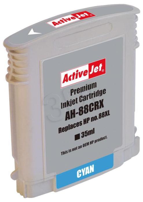 AH-88CRX, AH-391 (88XL) - cyan, wkład z atramentem ActiveJet, 35 ml, zamiennik C9391E (HP OfficeJet Pro K550, K550dtn, K5400, K5400dn, K5400dtn, K8600, L7400, L7480, L7500, L7550, L7580, L7600)