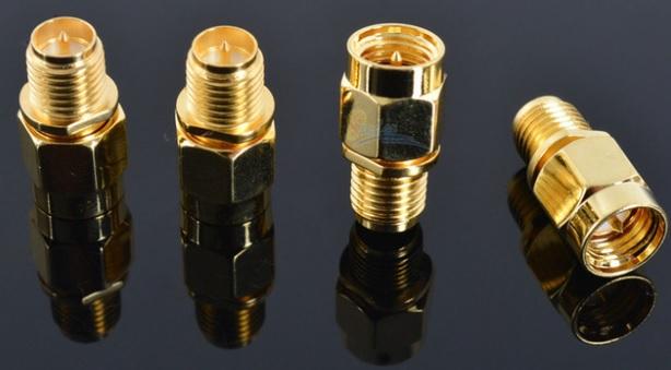 Konwerter (adapter) SMA wtyk męski (Pin) / RP-SMA wtyk żeński (Pin) [ZN0149]