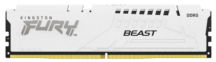DDR5 32GB 6000 MHz Kingston Fury Beast White XMP CL30 30-36-36 1.4V [KF560C30BW-32]