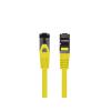 Lanberg (1.0m) Kabel sieciowy (Patchcord) kat.8.1 S/FTP LSZH CU Fluke Passed (żółty) [PCF8-10CU-0100-Y]