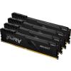 DDR4 128GB (4x32GB) 3600 MHz Kingston FURY Beast Black CL18 18-22-22 1.35V [KF436C18BBK4/128]