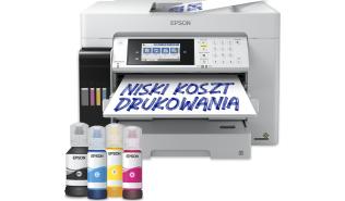 Epson EcoTank L15180 A3 (drukarka, kopiarka, skaner, faks, ADF 50) (tusz 112) (USB 2.0, LAN, WiFi, 1xHost USB) (automatyczny dupleks A3 i A4, skaner dwustronny)
