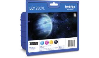 LC1280XLVALBP - zestaw oryginalnych wkładów z atramentem Brother, 3 x 1200 stron, 1 x 2400 stron (MFC-J6910, J6510, J6710, J6910DW, J6510DW, J5910DW, J5910D)