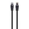 Gembird (5.0m) UTP cat. 5e RJ45 Kabel sieciowy (Patchcord) (czarny [PP12-5M/BK]