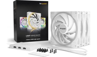 Bequiet Light Wings PWM High-Speed White (140 mm) (3 szt.) [BL103]