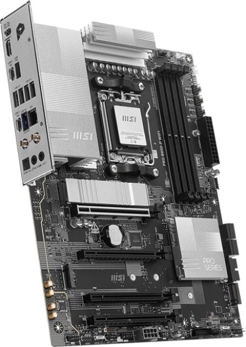 MSI PRO B850-P WIFI (AMD B850) [AM5, 4xDDR5 do 8200MHz, (HDMI 2.1) (3xM.2, 1xPCIe 5.0 x16, 1xPCIe 4.0 x16 (x4), 2xPCIe 3.0 x16 (x1), WiFi 7, BT 5.4, ATX]